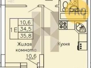 1-комн., 35.8 м², 4/21 этаж