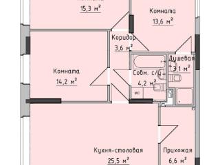 Чешка планировка 4 комнаты